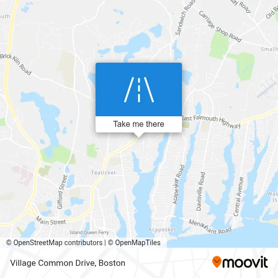 Village Common Drive map