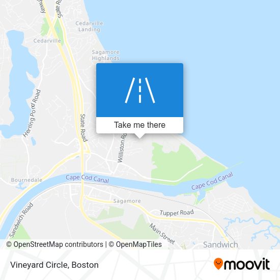 Mapa de Vineyard Circle