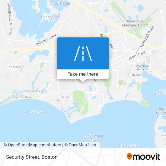 Security Street map