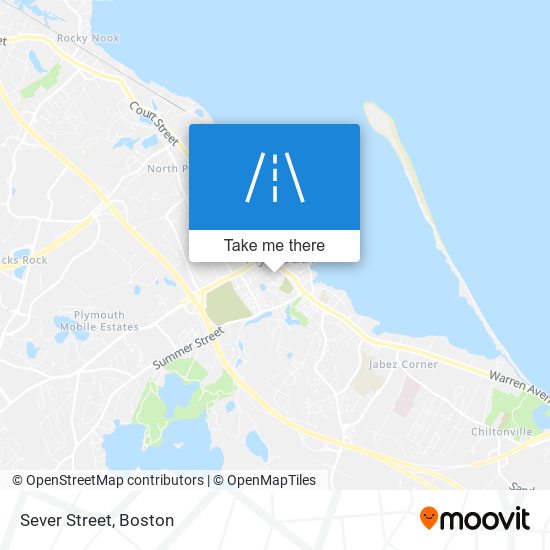 Sever Street map