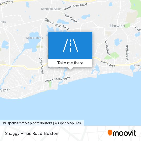 Mapa de Shaggy Pines Road