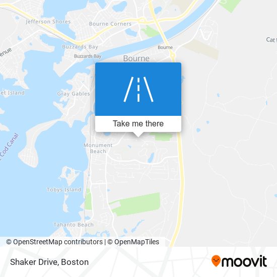 Shaker Drive map