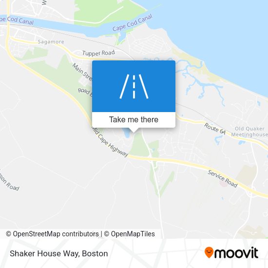 Shaker House Way map