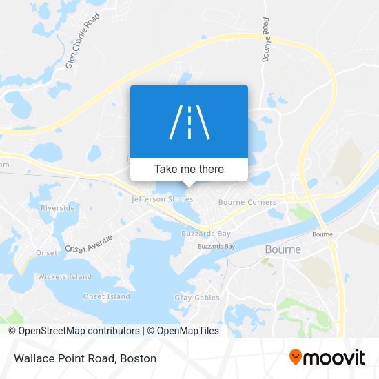 Mapa de Wallace Point Road