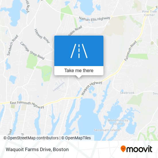 Mapa de Waquoit Farms Drive