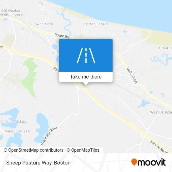 Sheep Pasture Way map