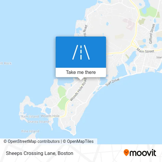 Sheeps Crossing Lane map