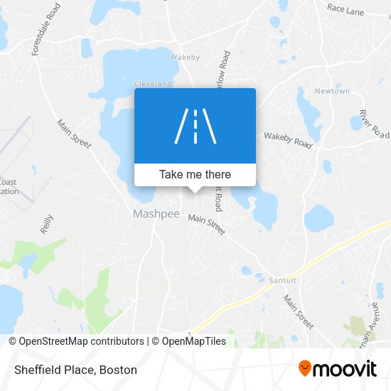 Mapa de Sheffield Place