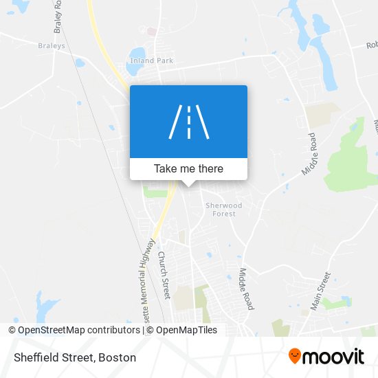 Sheffield Street map