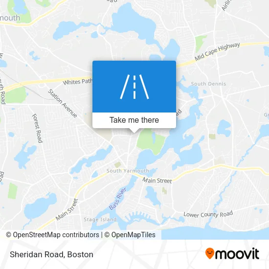 Sheridan Road map