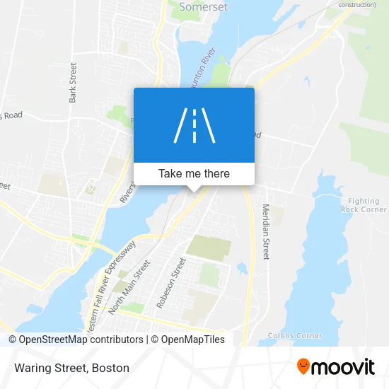 Waring Street map