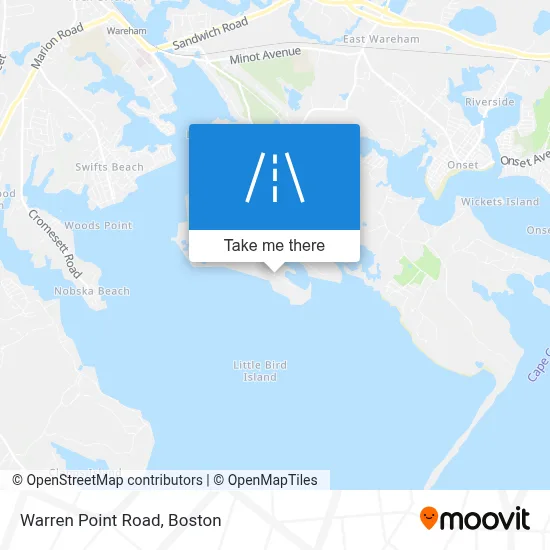 Warren Point Road map