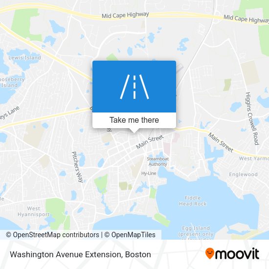 Washington Avenue Extension map