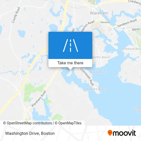 Washington Drive map