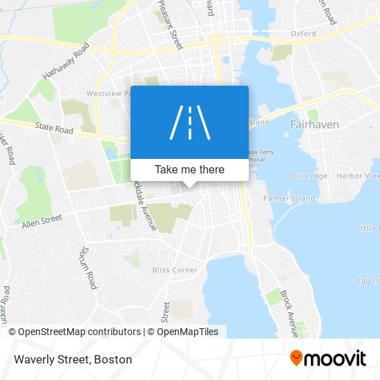 Mapa de Waverly Street