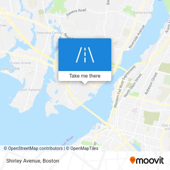 Mapa de Shirley Avenue