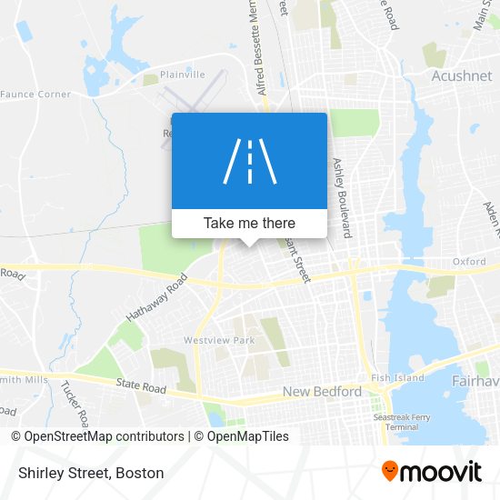 Mapa de Shirley Street