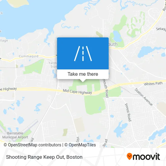 Shooting Range Keep Out map