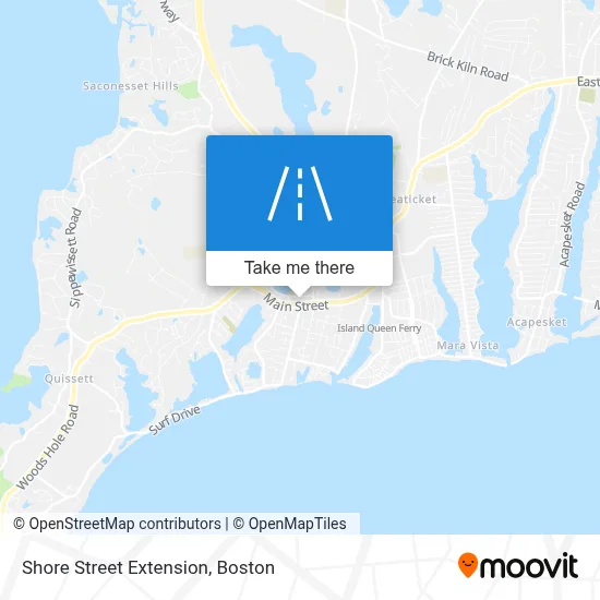Shore Street Extension map