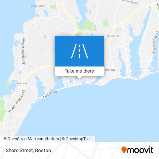 Shore Street map