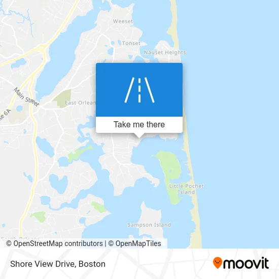 Shore View Drive map