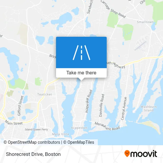 Shorecrest Drive map
