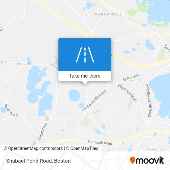Mapa de Shubael Pond Road