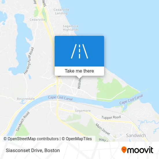 Siasconset Drive map
