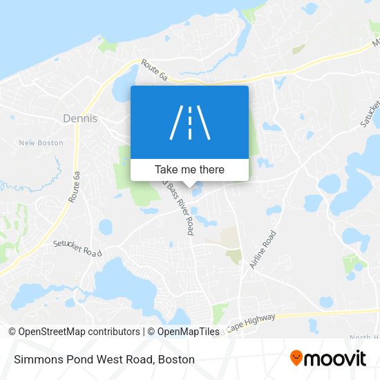 Mapa de Simmons Pond West Road