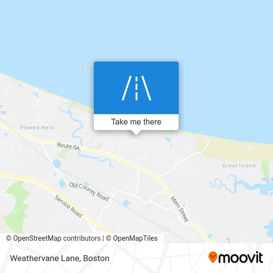 Weathervane Lane map