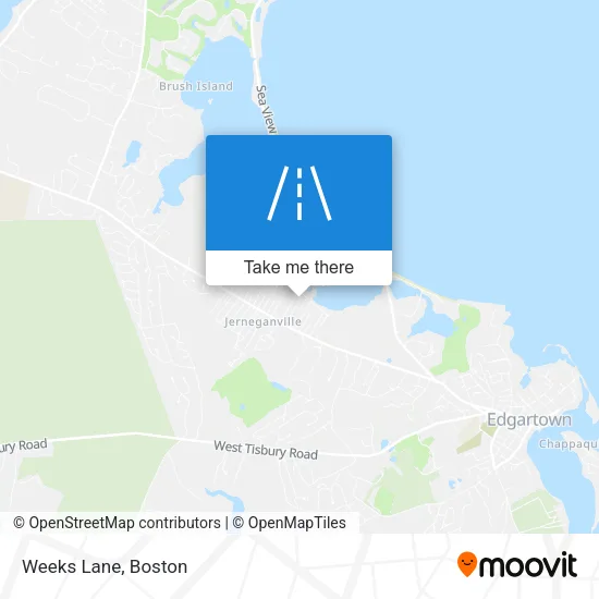 Weeks Lane map