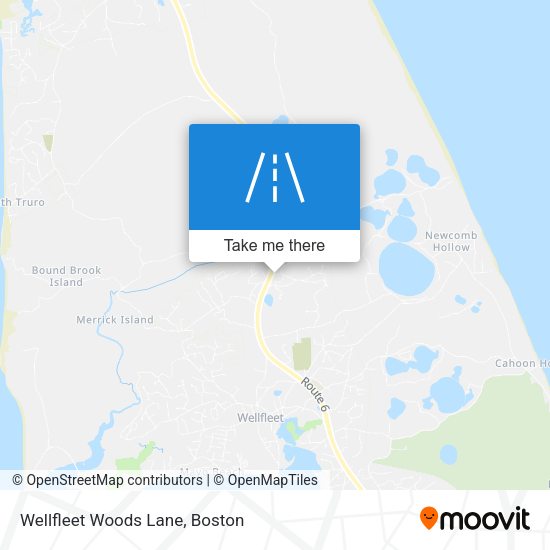 Mapa de Wellfleet Woods Lane
