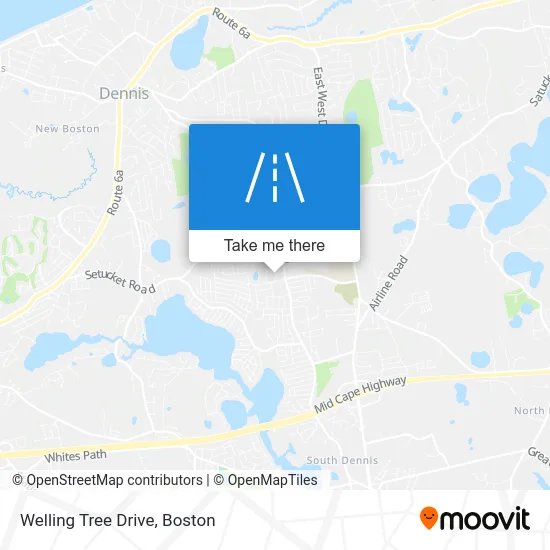Welling Tree Drive map