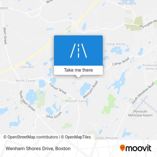 Mapa de Wenham Shores Drive
