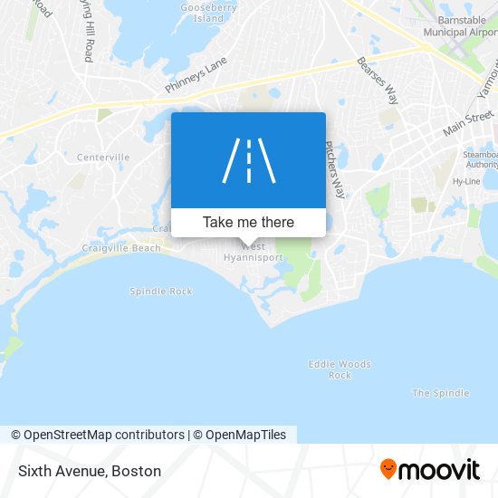 Mapa de Sixth Avenue
