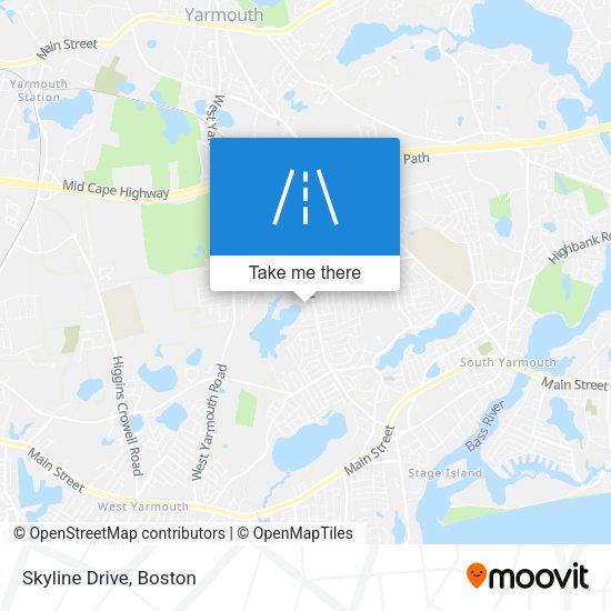 Mapa de Skyline Drive