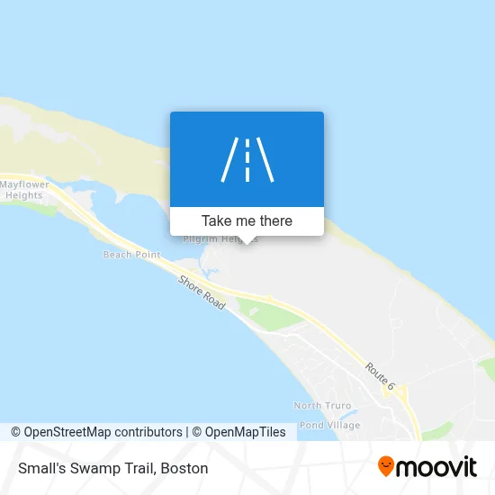 Small's Swamp Trail map