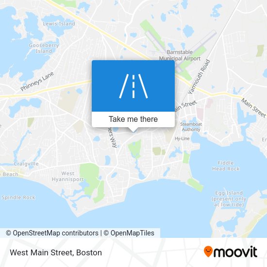 Mapa de West Main Street