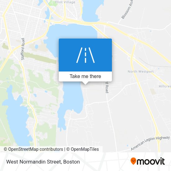 West Normandin Street map