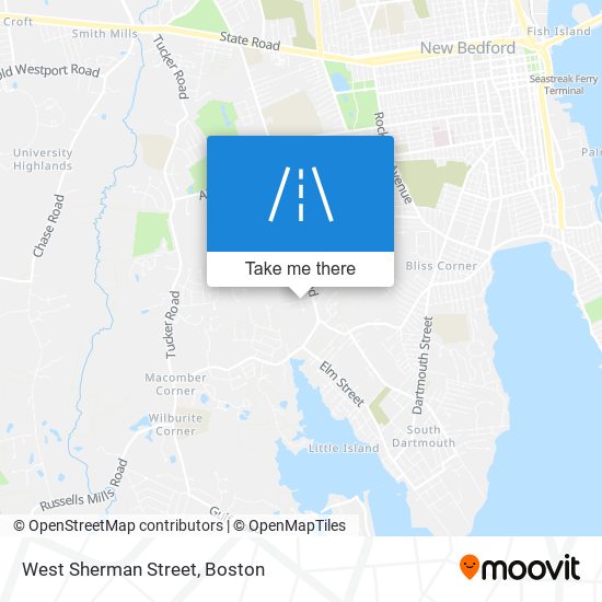 Mapa de West Sherman Street