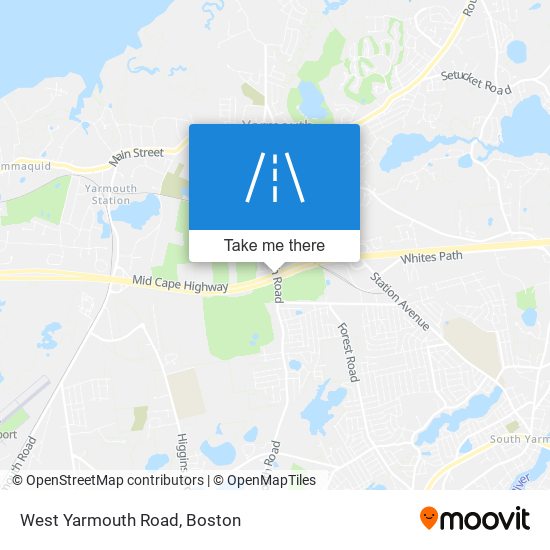 West Yarmouth Road map