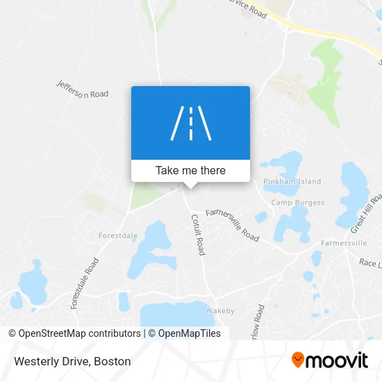 Westerly Drive map
