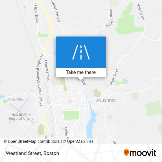 Mapa de Westland Street