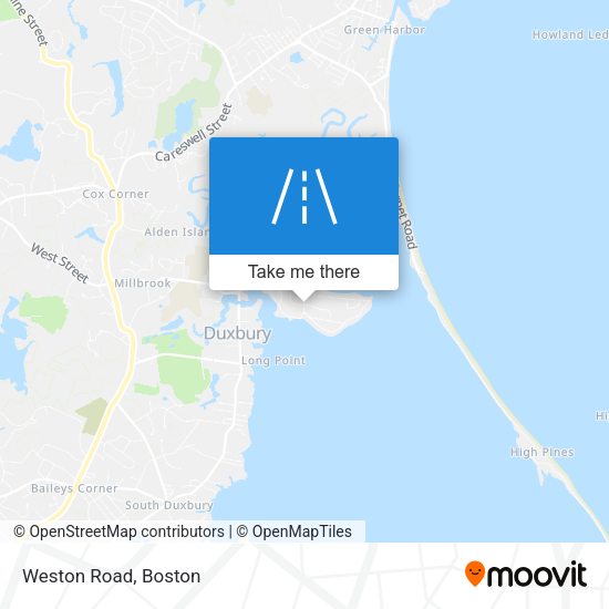 Mapa de Weston Road