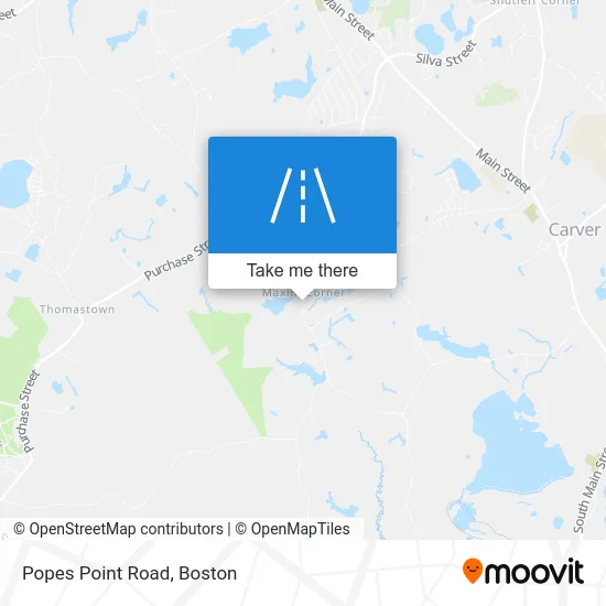 Popes Point Road map