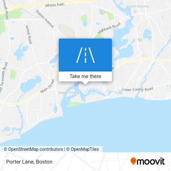 Mapa de Porter Lane