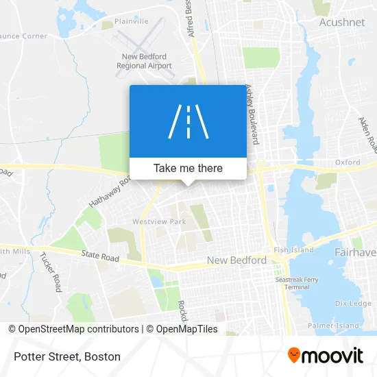 Potter Street map
