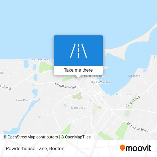 Powderhouse Lane map