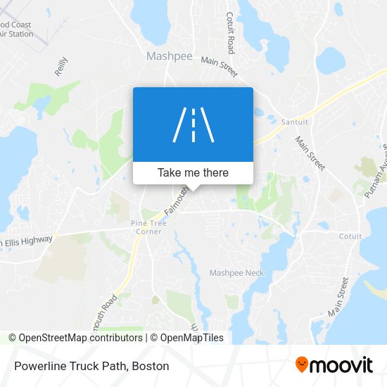 Powerline Truck Path map