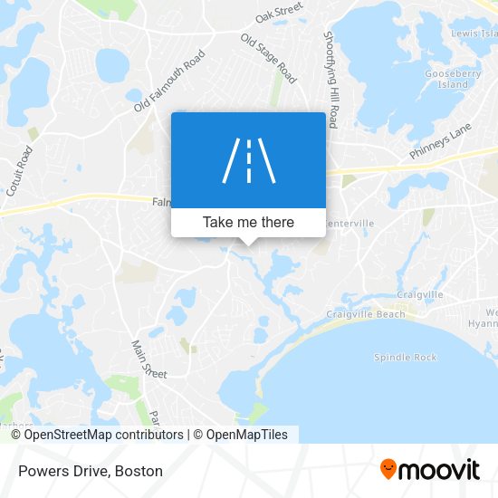 Mapa de Powers Drive